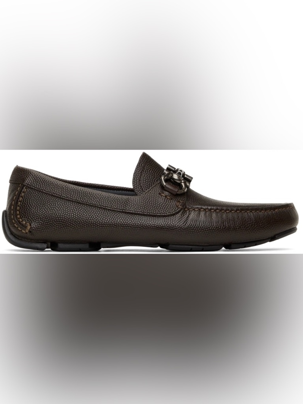 Salvatore Ferragamo Brown Parigi Driver Loafers 6.5 (US 7.5) D (EXTRA NARROW)